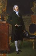 Pierre-Paul Prud hon Portrait of Charles-Maurice de Talleyrand-Perigord oil painting on canvas